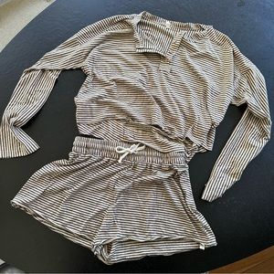 Free People Striped Pajama Set